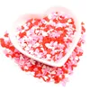 Valentine's Day Heart Clay Nail Art Decor Soft Pottery Polymer Clay Slices Summer Stlye Sprinkles Slices DIY Crafting Supppies