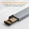 Корпус Idsonix nvme SSD корпус двойной протокол 2bay M.2 NVME ngff SATA SSD Поддержка корпуса B M для ноутбука