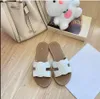 Miroir Qualité CELINYGLADIATOR Sandales Brown Soft Leather Designer Slide Femme Flip Flops Sandale Mules Summer plage plate talon Sliders Dame Designer Chaussures