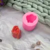 Moule de bougie en silicone rose bricol