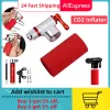 West Cykling Mini Bicycle Pump Aluminium MTB Bike CO2 Inflator för basket Inflator Isolerad ärm Luftcykling Bike Ball Pump