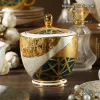 Luxury Bone China Coffee Set Gold Inlay Porcelain Tea Set Pot Cup Ceramic Mug Sugar Bowl Creamer Teapot Milk Jug Coffeeware