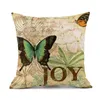 Pillow Butterfly Cartoon Śliczna okładka kanapa kanapa sofa łóżko pokój domowy dom hurtowy mf343