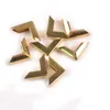 50pcs 16x16x3 mm ad angolo destro angoli metallo artigianato protettore angolo misto per album fotografici cartelle di decorazioni arredamento c2205