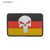 Ahyonniex 1PC PVC Material Germany Country Flag Patch Tactical Military3Dファブリックステッカージャケットジーンズバッグの衣類