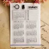 Kalender Clear Silicone Stamp Journal Month Week Time Plan Gummistämpel för scrapbooking stationer Diy Craft Standard Stamp
