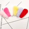 40pcs / lot 5,5 cm Furry BB Clip à cheveux Couvre-couvertures Appliques rembourrées sans clip pour les accessoires de pince à cheveux faits à la main bricolage