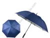 3pcs / lot Diamètre gratuit 120 cm Anti-Thunder anti-Rust Fibre de verre Blue Pongee Silver revêtement parapluie de golf