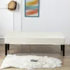 Waterproof PU Leather Bench Cover Anti Dust Rectangle Piano Bench Protect Elastic Slipcover Sofa Stool Ottoman Covers