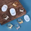 1pc 16/17/18mm DIY Crafts Crystal UV Epoxy Resin Silicone Mold Pendant Jewelry Making Tools Ring Mould