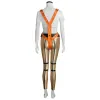 Takerlama Movie The Fifth Element Leeloo Costume Woman Topps Pants With Orange Strap Halloween Party Cos Alien Girl Suits