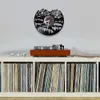 Alps Mountain Szenerie Vinyl LP Rekord Wanduhr Schweizer Schneeberstrom Stadtscape Moderne Wanduhr mit Hintergrundbeleuchtung Kunst Wanddekoration