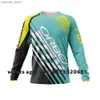 Cykelskjorta toppar orbea 2023 Downhill Jerseys Mountain Bike Shirts Offroad DH Motorcykeltröja med andning Motocross Sportwear Clothing Y240410