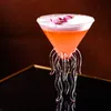 Aquarium créatif 3d Gelécare Molecular Cocktail Verre pour bar Nightclub Party Scalph Octopus Alviero Martini Vers de verres à vin