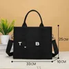 Luxe ontwerper De Tote Bag Women Men Hoge kwaliteit Handtas Hoge capaciteit Winkelen Beach Tas Gym Tas Baby Bag Letter Square Schouder 26 cm 33 cm 45 cm