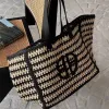 Designer Fashion Women's tote Shoulder Bag Large capacity tote bag Straw woven beach bag Animal Shopping bag AB Letter tote bag Outdoor bag Homeless bag