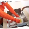 45/55 cm wydłużone ultra długie wodoodporne gumowe rękawiczki miska naczynia lateksowe rękawiczki gumowe rękawiczki