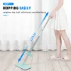 Fypo Self Wringing Flat Mop Home Hand Washing Free Mop Microfiber Floor Mop 360 Rotating Cleaning Mop Household Cleaning Supplie