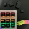 Tillbehör ISO KeyCap 108 Spanska tangentknappar med för mekaniskt tangentbord kompatibelt med MX Switches Double Shot Support LED -belysningstangent