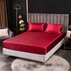 Luxury Queen King Size Bedding Set Setin Fettle Folt 1pcs Campa de colchão de colchão de colchão Twin Queen Bedales sem fronha 240408