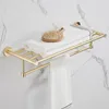 Bakala hoogwaardige badkamer hardware set handdoekrek papier houder chroom vergulde toiletborstel handdoek ring badkamer accessoires