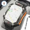 Watches 2023 GPS Outdoor Military Smart Watch Men Bluetooth Ring Smartwatch för Xiaomi Android iOS IP68 Vattentät ftiness klockor män