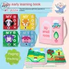 Non-Woven Felt Fabric Sewing DIY Handmade Cloth First Books Children Early Learning Teching Toys Gift For Kids Paste Education