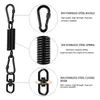 Swing Spring for Hanging Chair,with 2 Snap Hooks&360° Swivel Hook,Load Capacity 250Kg for Hanging Chair,Hammock,Yoga,Etc