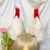 Orecchie da lupo su misura cosplay prop remo orecchie volpi luci volpi di coniglio per copricapo coda di testa di testa di halloween accessori per le orecchie di cervo