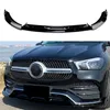 Front Dyreler Spoiler warga dla Mercedes Benz GLE Class W167 C167 2020-2023 GLE350 GLE450 GLE53 AMG Gloss Black Car Splitter Blade