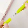 Silicon World Creative Color Wechseln Tulpgel Pen niedliche Blume Silikon Schwarzer Tintenstift 0,38 mm Stationery Office School Supplies