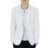 Costumes pour hommes Fashion imprimé Blazer Business Casual Classic Classic One Button Blazers Taille Europe