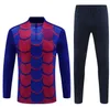 24 25 Camisetas de Soccer Jersey Training Anzug Ferran Pedri 23/24 Halbzips und Kinder -Set -Trailsuit -Outfit -Pullover Uniform