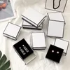 7Size DIY Handmade Jewelry Box Classic Black White Style Gift Packaging Paper Case Small Fresh Necklace Earrings Set Jewelry Box