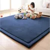 Dicke 3 cm Koralle Vlies Samtmatte Schlafzimmer Teppich Baby Spiel Matte Wohnzimmer Bettteppich Großgröße Kindermatte