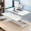 Lifttafel computerbureau staan op kantoor heftafel kantoor werktafel staande computerheffen notebookstandaard