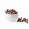 50pcs 6 mm perles en céramique Rounds Bracelet Collier Perles Perles en porcelaine faits à la main pour les bijoux Accessoires