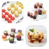 14pcs Set Accessoires für Kuchen dekorieren Konditorbeutel Küche Bäckerei Süßwarenausrüstung Creme Düsen Gebäckwerkzeuge