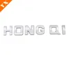 Zwarte chrome trim voor Hongqi HS5 2019-2023 Accessoires Auto achterdeur Logo Naam Letters Decor Product Sticker Cover Garnish