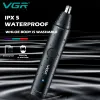 Trimmers Vgr Professional Nose Hair Trimmer Mini Hair Trimmer Electric Nose Trimmer 2 In 1 Clipper draagbare oplaadbare waterdichte V613