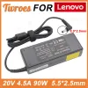 Adaptateur Charger d'ordinateur portable 20V 4.5A 90W 5,5 * 2,5 mm pour Lenovo B460 C510 E49 G480 U550 V470 K47G Z460 G360 G450 G455 ADAPTER POWER ALIME