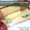 Walfos non-stick silikon bakmattor plåt Bakning bakbakningsverktyg Rolling degmatta stor storlek för kakakaka macaron