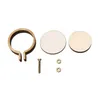10/20pcs/Set Wooden Mini Embroidery Hoop Ring Cross Stitch Frame Handmade Pendant Crafts Embroidery Circle Sewing Kit