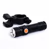 WOSAWE T6 LED Bicycle USB charging Outdoor Light Bike Front Top Tube Handlebar Focus Torch Flashlight Cycling Accessories