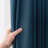 Norne Modern Solid Blackout Curtain stoens thermal isolate Window Cortina Para Quarto Drapes Draperies For Living Room Bedroom