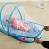 New Summer Baby Folding Cradle Mosquito Net Free Install Full Bottom Crib Tent Cover 0-1 Y Baby Anti-fall Mosquito Net Portable