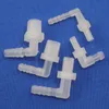 200 ~ 5pcs G1/8 ~ 3/8 a 3,9-11,1 mm PP Connettori a gomito spinato Connettori per serbatoi di pesce Aquarium Raccordi per tubi per aeratore A aeratore Connettore