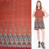 Floral och Paisley Print Design 100% Silk Habotai Silk Fabric Sheer, SHB040
