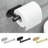 Toilet Paper Holders Adhesive Toilet Roll Paper Holder Organizer Wall Mount Storage Stand Kitchen Bathroom No Drill Tissue Towel Dispenser Stainless 240410