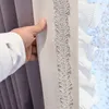 Rideaux français modernes pour la chambre de salon Nouvelle baie vitrée haute lumière luxe luxueuse purge maître maître curtain haut de gamme